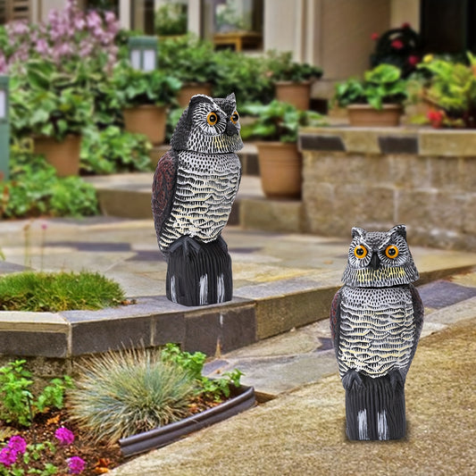 OWLLIVA – Fake Owl Decoy for Garden Bird Protection