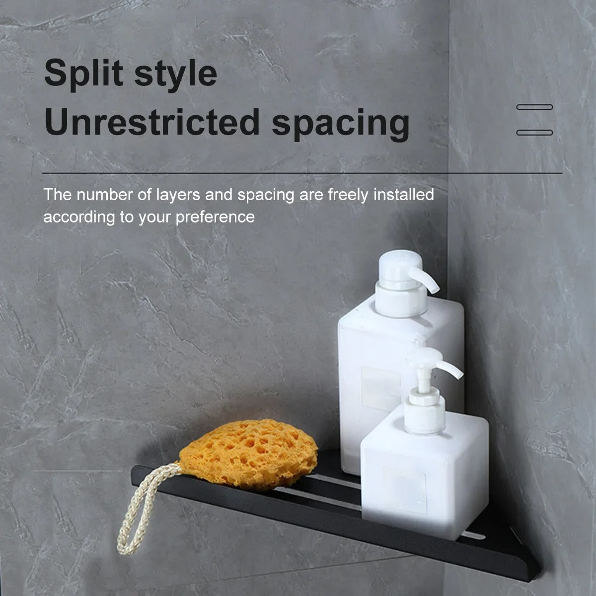 STEELCORNER – Stainless Steel Corner Shower Shelf Organizer
