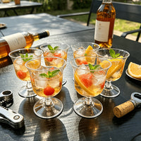 WINEORA – Outdoor Reusable Wine Glass Set for Elegant Multipurpose Beverage Serving
