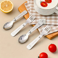 FOLDMATE – Portable Folding Fork Spoon Set