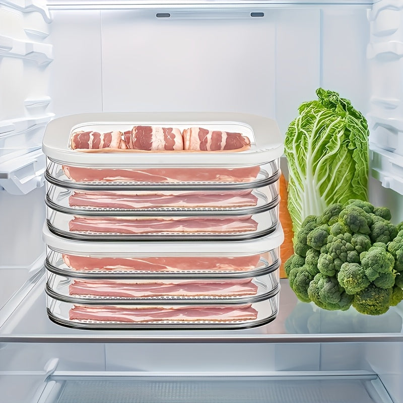 STACKNEST – Stackable Food Storage Containers for Refrigerator and Freezer Organization