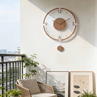 Clearwood Modern Swing Silent Wall Clock