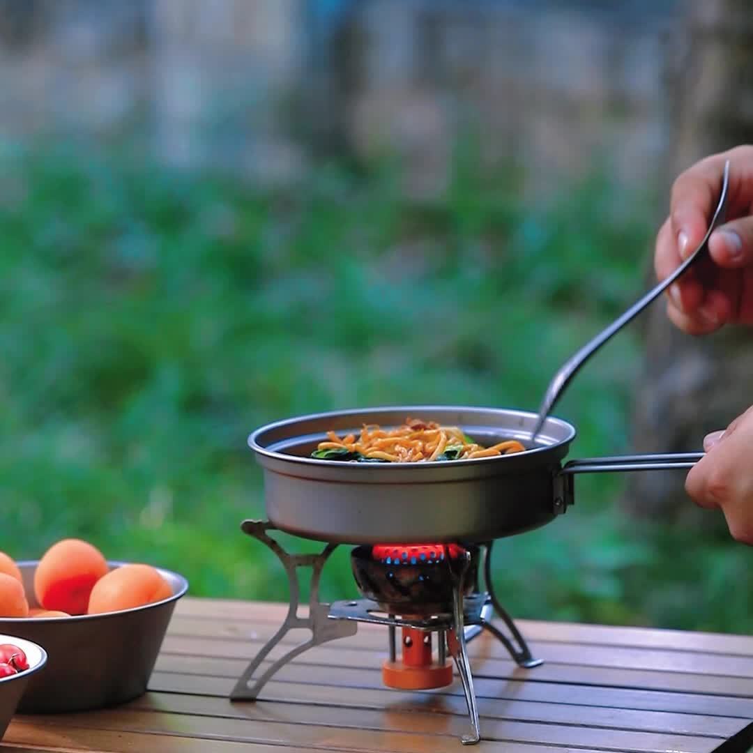 HIKENEST – Rustproof Stainless Steel Cookware for Hiking & Picnics