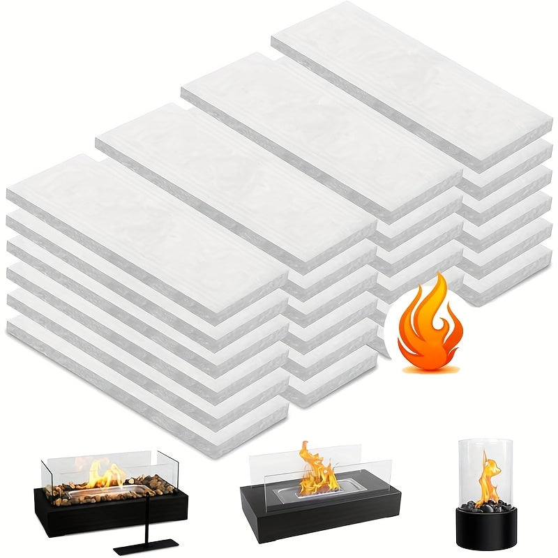 FLAMELIVA – Ceramic Fiber Tabletop Fireplace for Cozy Ambience