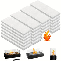 FLAMELIVA – Ceramic Fiber Tabletop Fireplace for Cozy Ambience