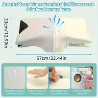 NECKEASE PRO – Contoured Memory Foam Neck Pillow