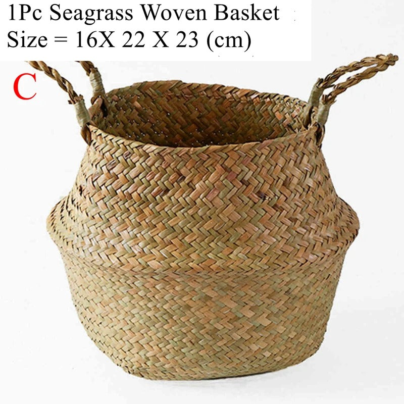 EARTHWEAVE – Seagrass Woven Storage Basket