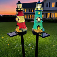 LIGHTHAVEN – Solar Outdoor Lighthouse Decorative Garden Lamp