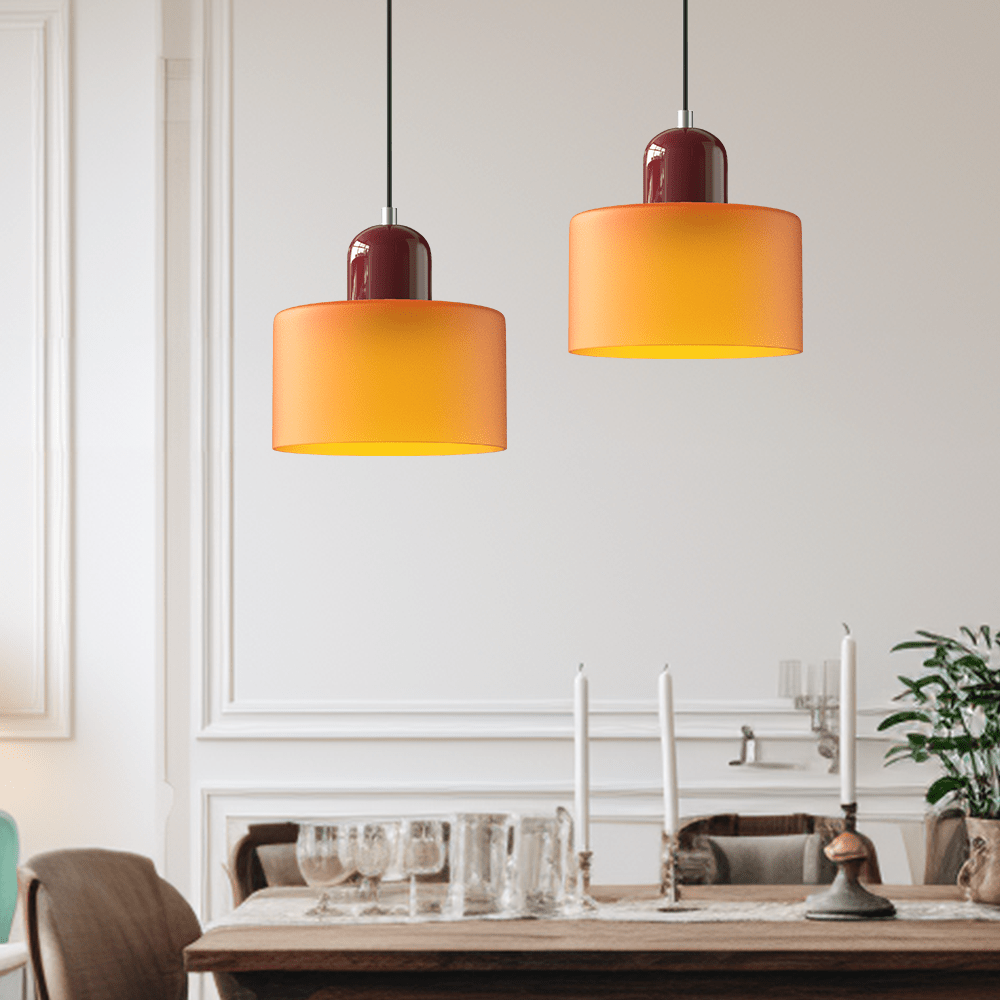CHROMELIXA – Colorful Bauhaus Pendant Lamp for Modern Interiors