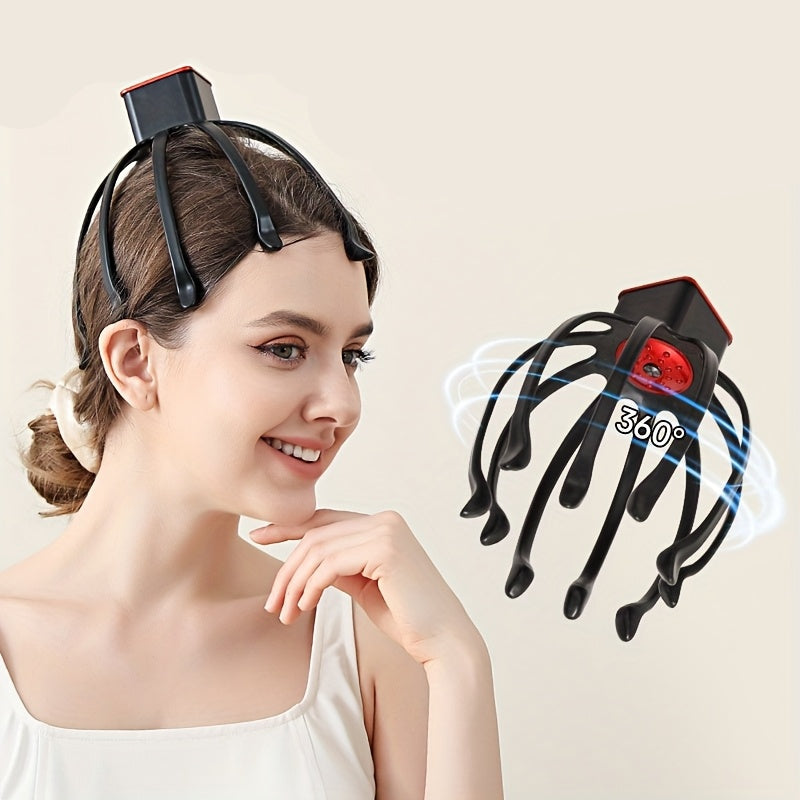 SCALPORA – Electric Octopus Claw Scalp Massager for Relaxing Head and Body Vibration Massage