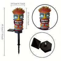 TIKIGLOW – Solar Tropical Tiki LED Garden Stake Light