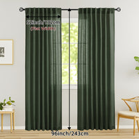 LINVIA – Flax Linen Sheer Curtains for Soft Light Filtering and Privacy Drapery