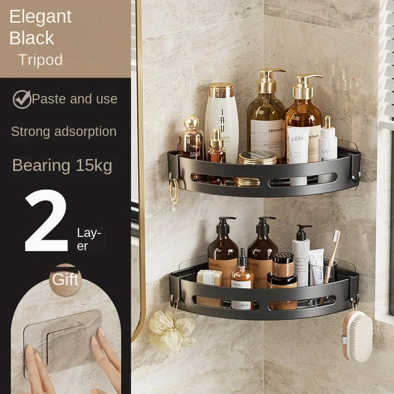 STORAVEX – No Drill Adhesive Shower Shelf Organizer