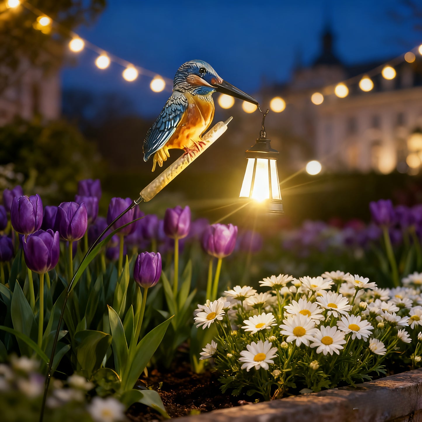 HUMMIGLOW – Solar Hummingbird Lantern Garden Hanging Light