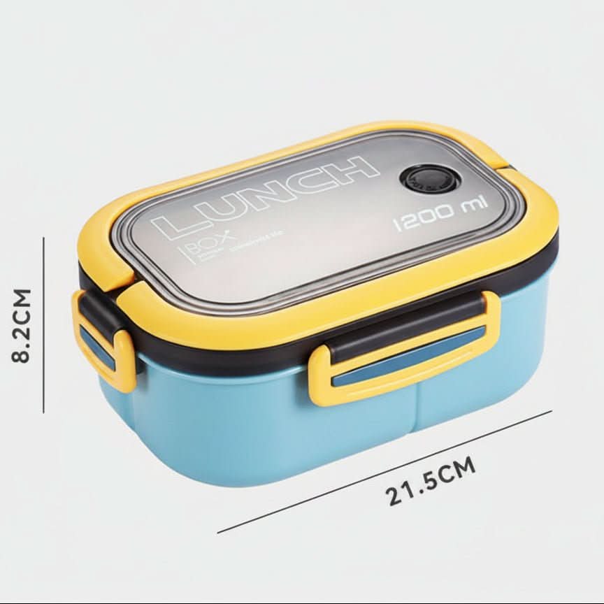 TIERMATE – Two-Tier Bento Lunch Bag with Cutlery for Easy Meals