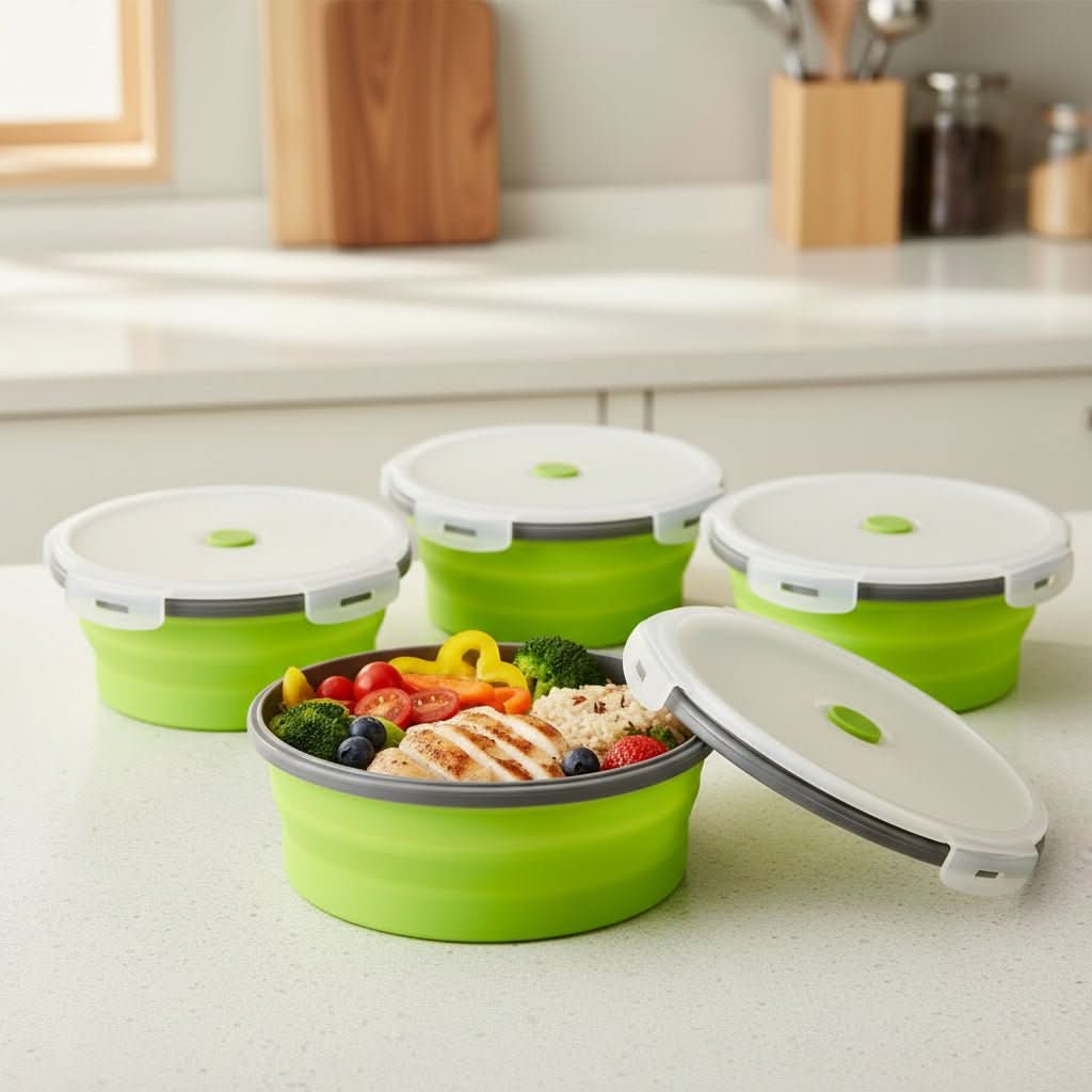 FOLDBENTO – Sammenklappelig bentomadpose med lækagesikkert design