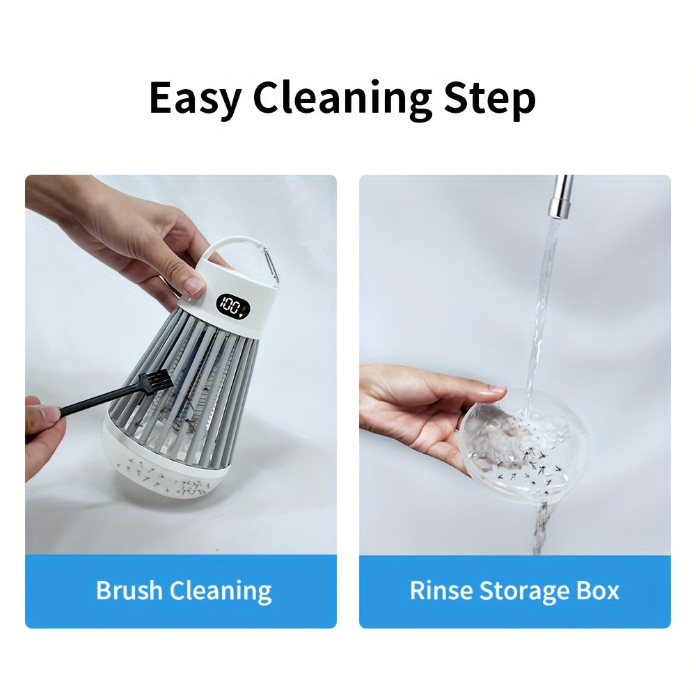 ZAPFLOW – Cordless Mosquito Zapper with Hanging Hook Design