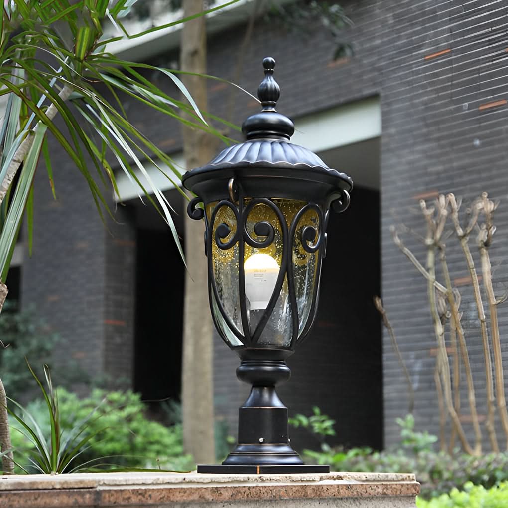 POSTELIA – Outdoor Pillar Light for Elegant Garden Ambiance