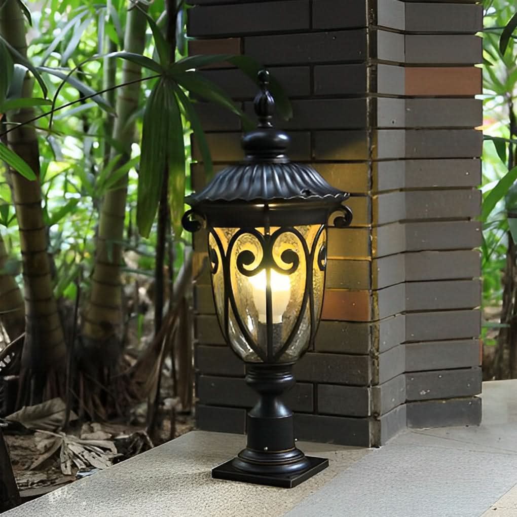 POSTELIA – Outdoor Pillar Light for Elegant Garden Ambiance
