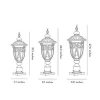 POSTELIA – Outdoor Pillar Light for Elegant Garden Ambiance