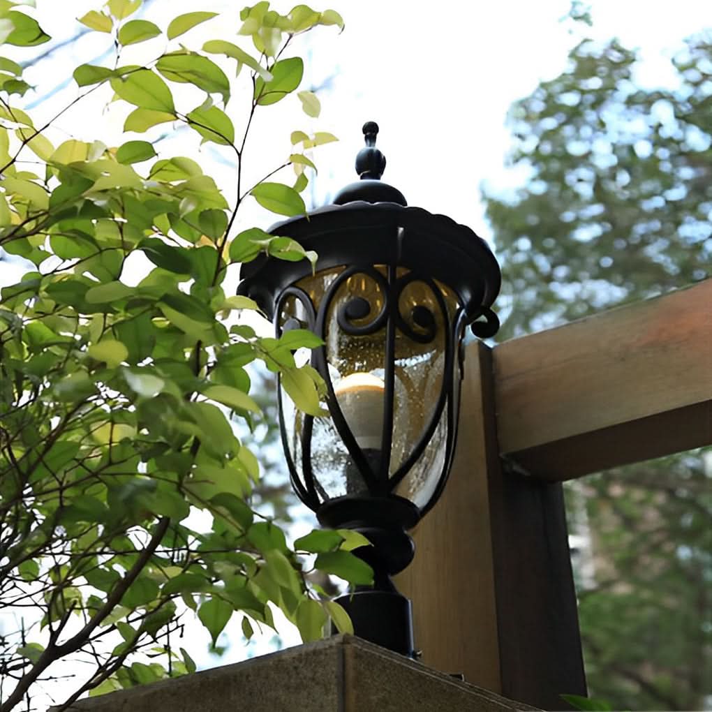 POSTELIA – Outdoor Pillar Light for Elegant Garden Ambiance