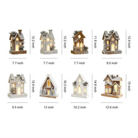 VILLAGEWISH – Light-Up Christmas House Scene for Festive Charm