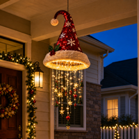 JOLLYCAPVIA – Hanging Christmas Hat Light for Cheerful Seasonal Accents