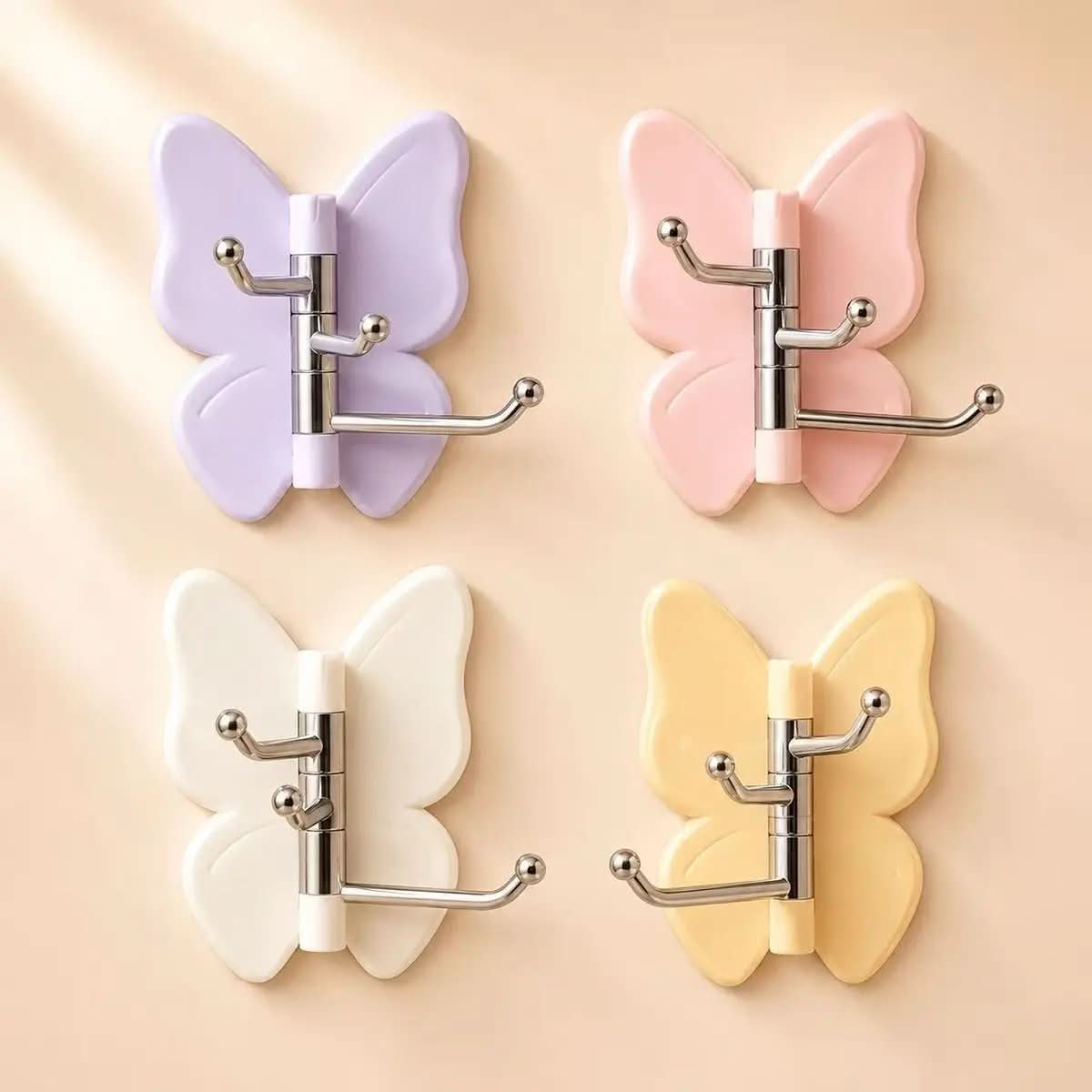 FLUTTERFIX – No-Drill Swivel Butterfly Hook for Easy Hanging