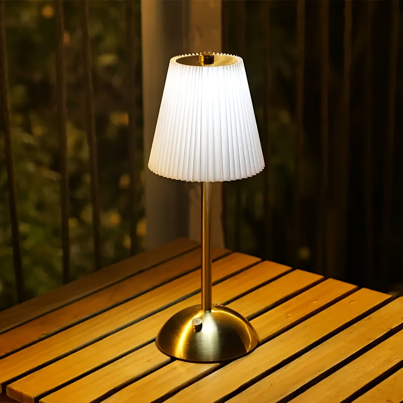 LUMISET – Portable Rechargeable LED Table Lamp Set with 3-Color Touch Control