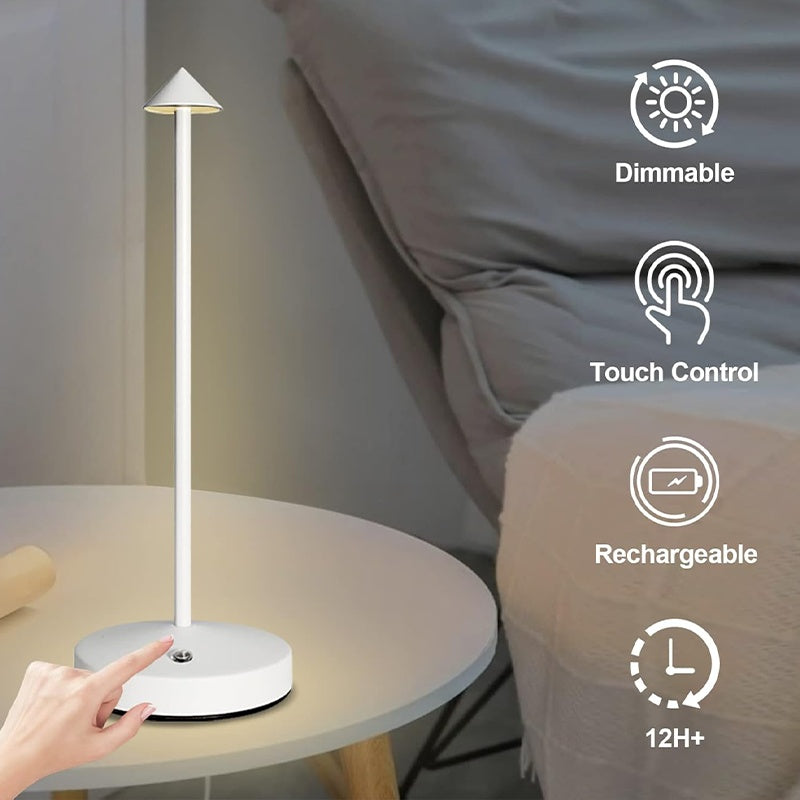 LUMIORA – Rechargeable Wireless LED Atmosphere Desk Lamp with Touch Control