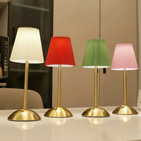 LUMISET – Portable Rechargeable LED Table Lamp Set with 3-Color Touch Control