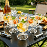 WINEORA – Outdoor Reusable Wine Glass Set for Elegant Multipurpose Beverage Serving