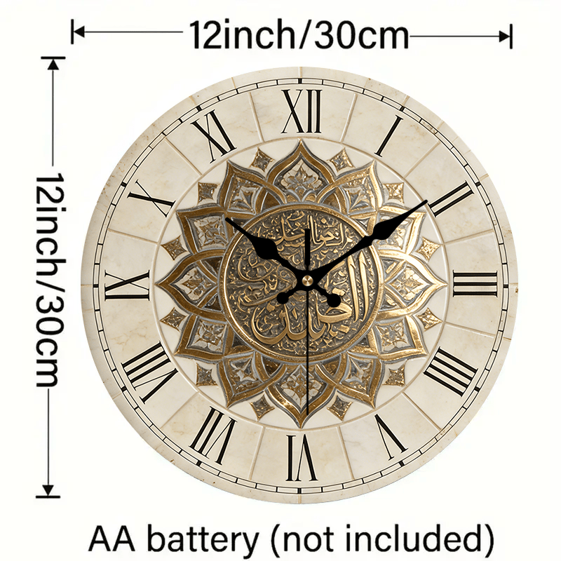 ROMEWICK Retro Roman Wooden Wall Clock