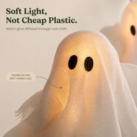 SPOOKLOOP – Ghost Wreath for Whimsical After-Dark Glow