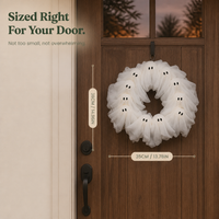 SPOOKLOOP – Ghost Wreath for Whimsical After-Dark Glow