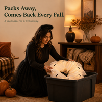 SPOOKLOOP – Ghost Wreath for Whimsical After-Dark Glow