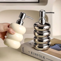 SOAPLORIXA – Botella dosificadora decorativa para dar un toque elegante al baño