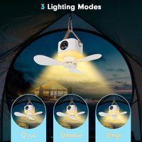 LIGHTBREEZE – Camping Fan Lantern for Outdoor & Indoor Use