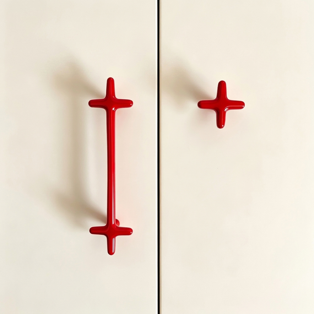 KNOBRIXA – Cross-Design Cabinet Knobs for Modern Home Decor