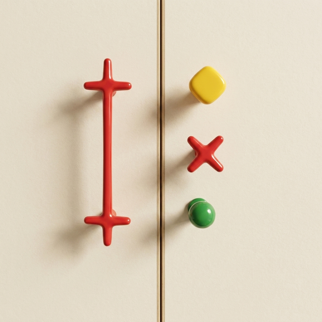 KNOBRIXA – Cross-Design Cabinet Knobs for Modern Home Decor