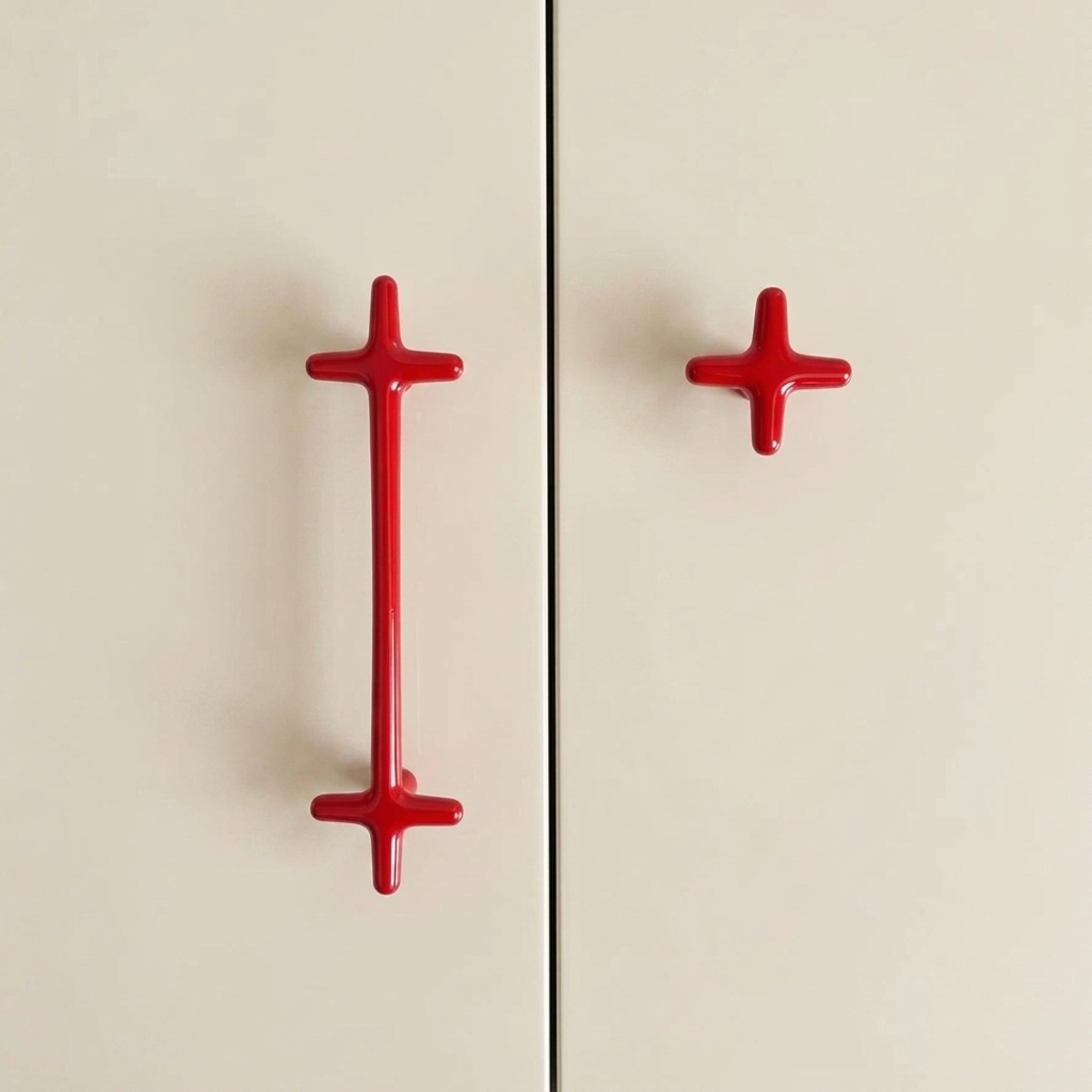 KNOBRIXA – Cross-Design Cabinet Knobs for Modern Home Decor