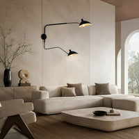 Lampada da parete FLEXARM con braccio orientabile regolabile per un'illuminazione flessibile