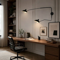 Lampada da parete FLEXARM con braccio orientabile regolabile per un'illuminazione flessibile