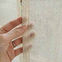 BAMVISTA – Faux Linen Outdoor Sheer Curtains for Privacy and Boho Patio Styling