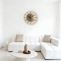 ROMEWICK Retro Roman Wooden Wall Clock