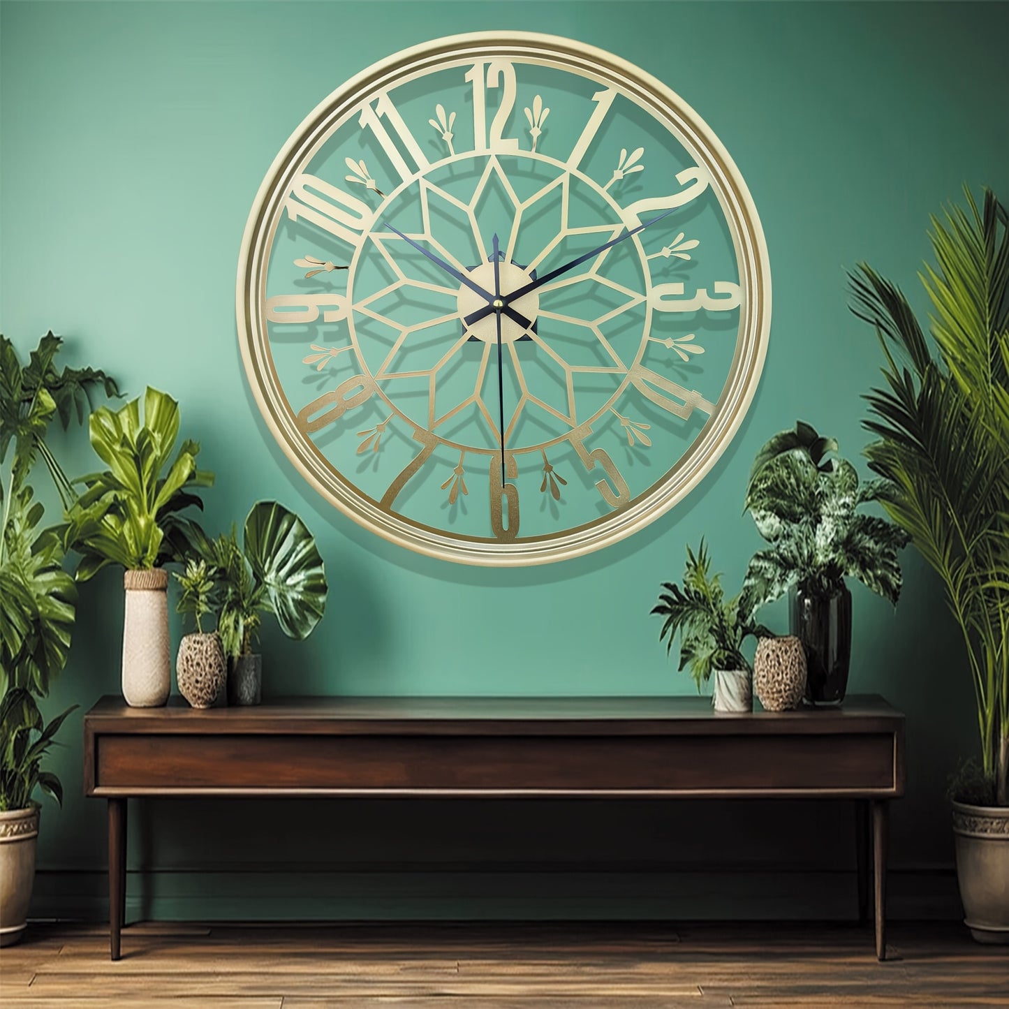 Scandia 40 cm Modern Iron Art Wall Clock