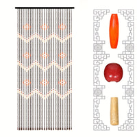DECONEST – Bamboo Hanging Curtain for Cabinets & Aisle Decoration