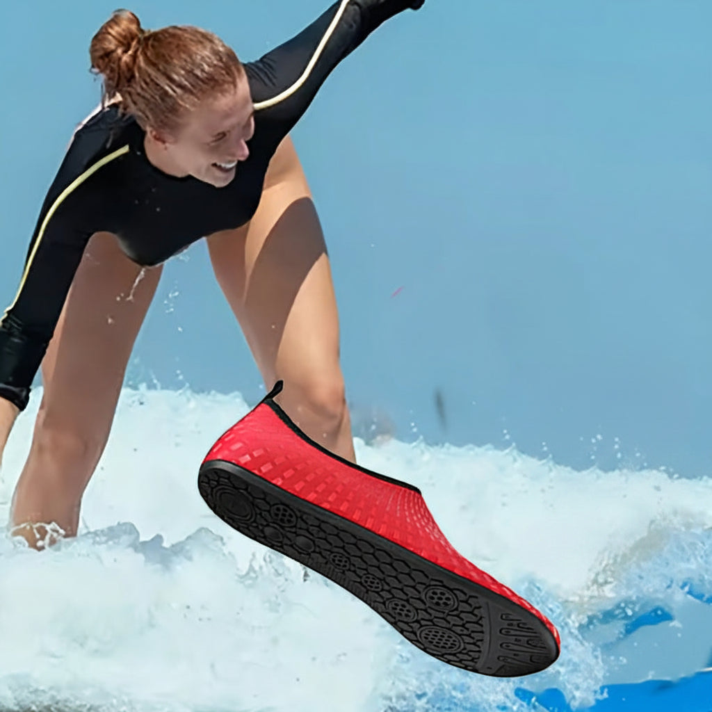 AQUAFLOW – Quick-Dry Water Shoes with Non-Slip Sole for Beach & Swimming