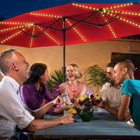 LUMIBRITE – Cordless Patio Umbrella Light with Remote Control