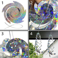 SPARKFLOW – Reflective Bird Spirals for Garden & Yard Safety